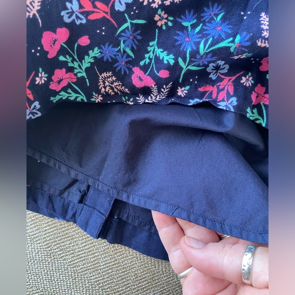 Baby B’Gosh Navy Floral Sleeveless Dress. Navy/Pink with Gold Waist Detail. 18M. - Picture 7 of 7